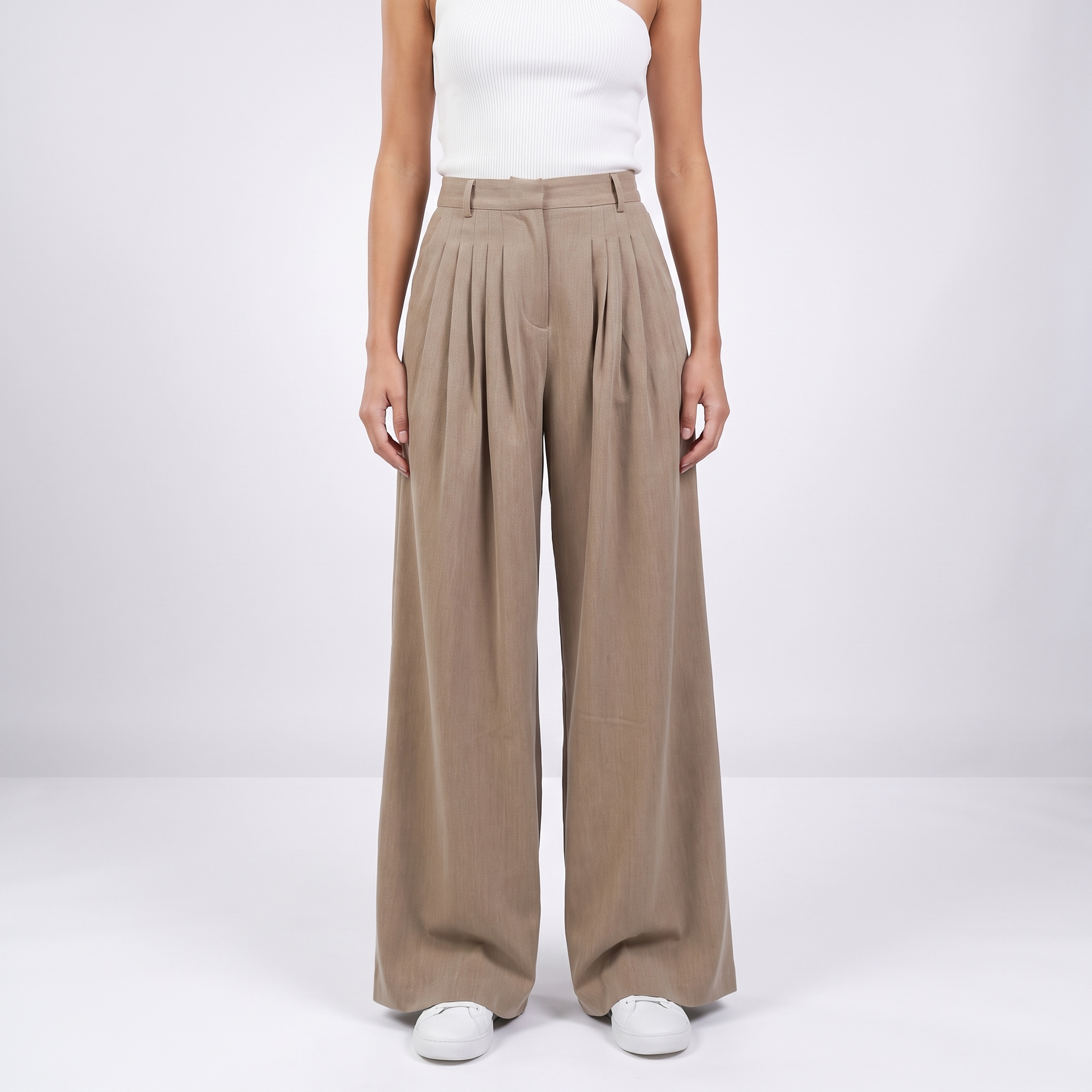 Sunoire plus size women s casual stretch breathable eco friendly fit cargo pants with yoga mid rise pockets rhinestone button feathers bottom front crop 01