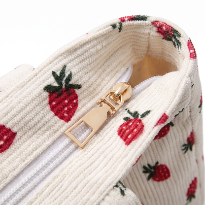 Corduroy Tote Bag, hardware close-up