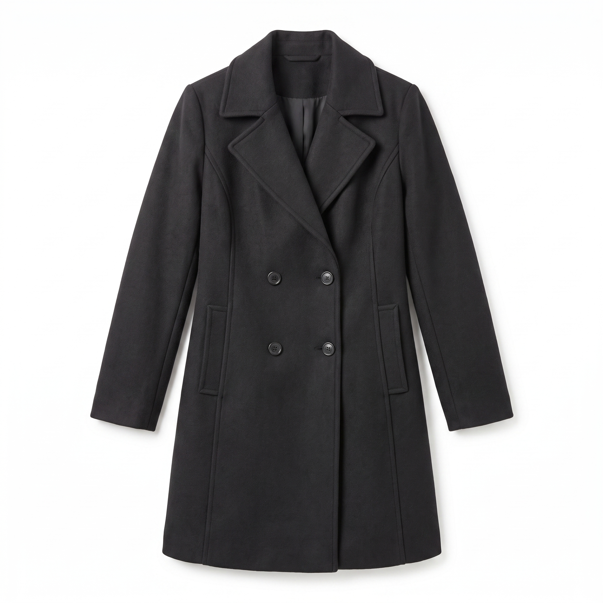 Sunoire rheya elegant coat garment flatlay 01