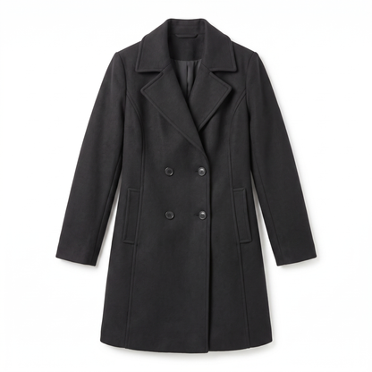 Sunoire rheya elegant coat garment flatlay 01