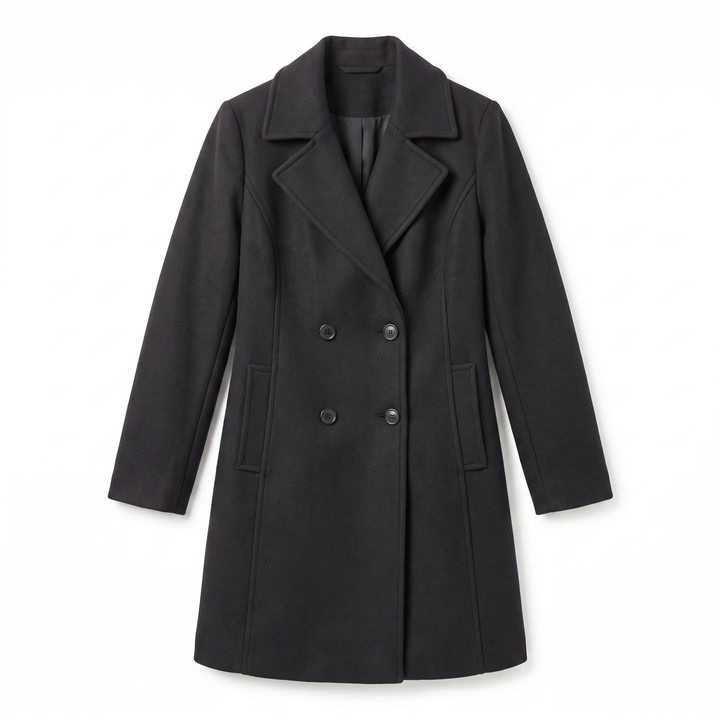 Sunoire rheya elegant coat garment flatlay 01