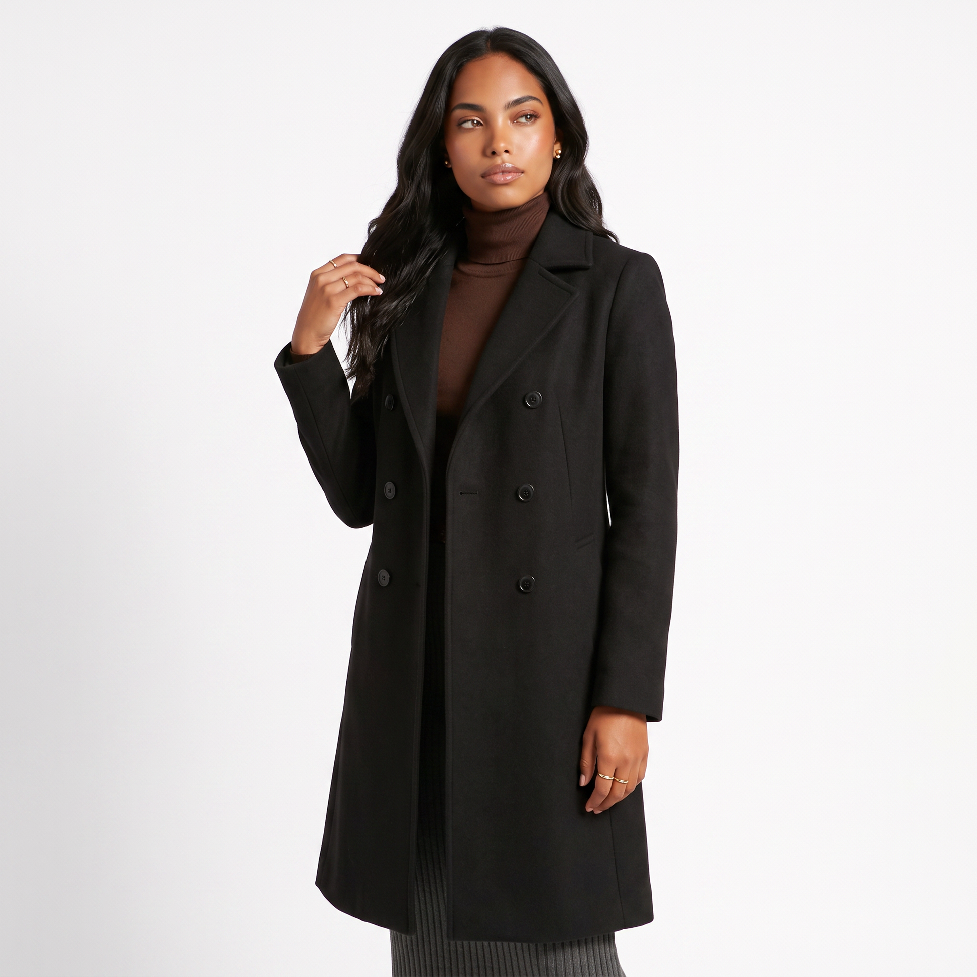 Sunoire rheya elegant coat top crop 3q 01