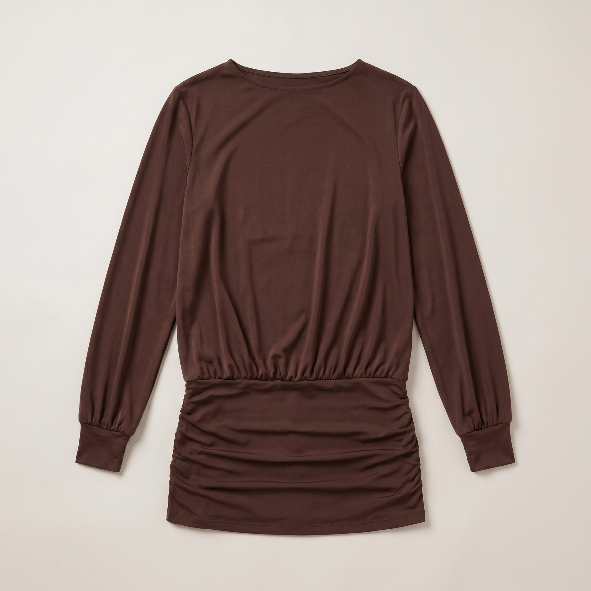 Sunoire s21515_dark brown garment flatlay 01