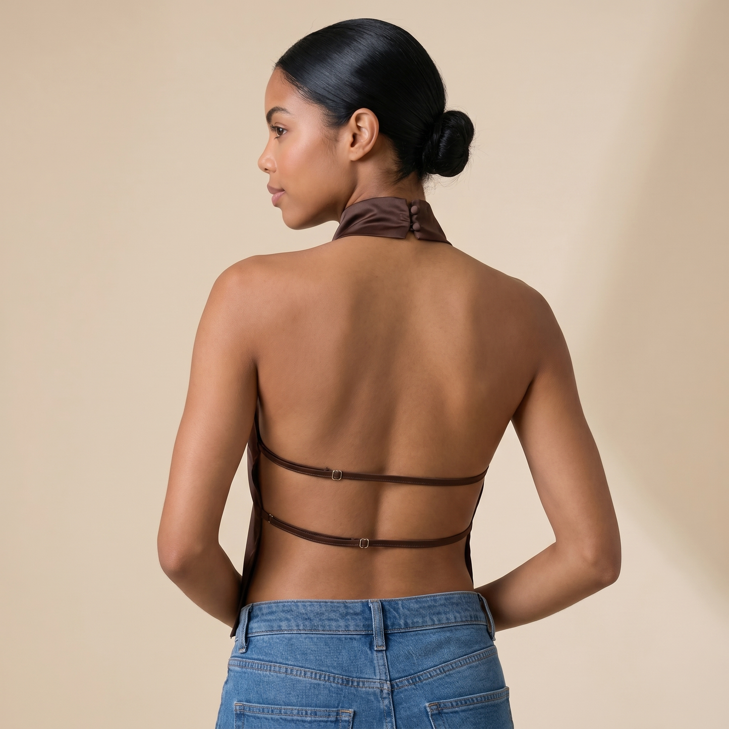 Sunoire s22405_dark brown top back crop 01
