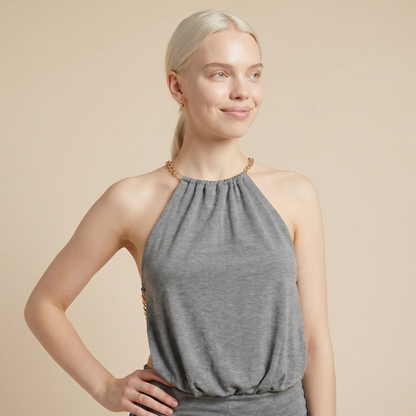 Sunoire s22709_black colorway dark gray melange front crop 01