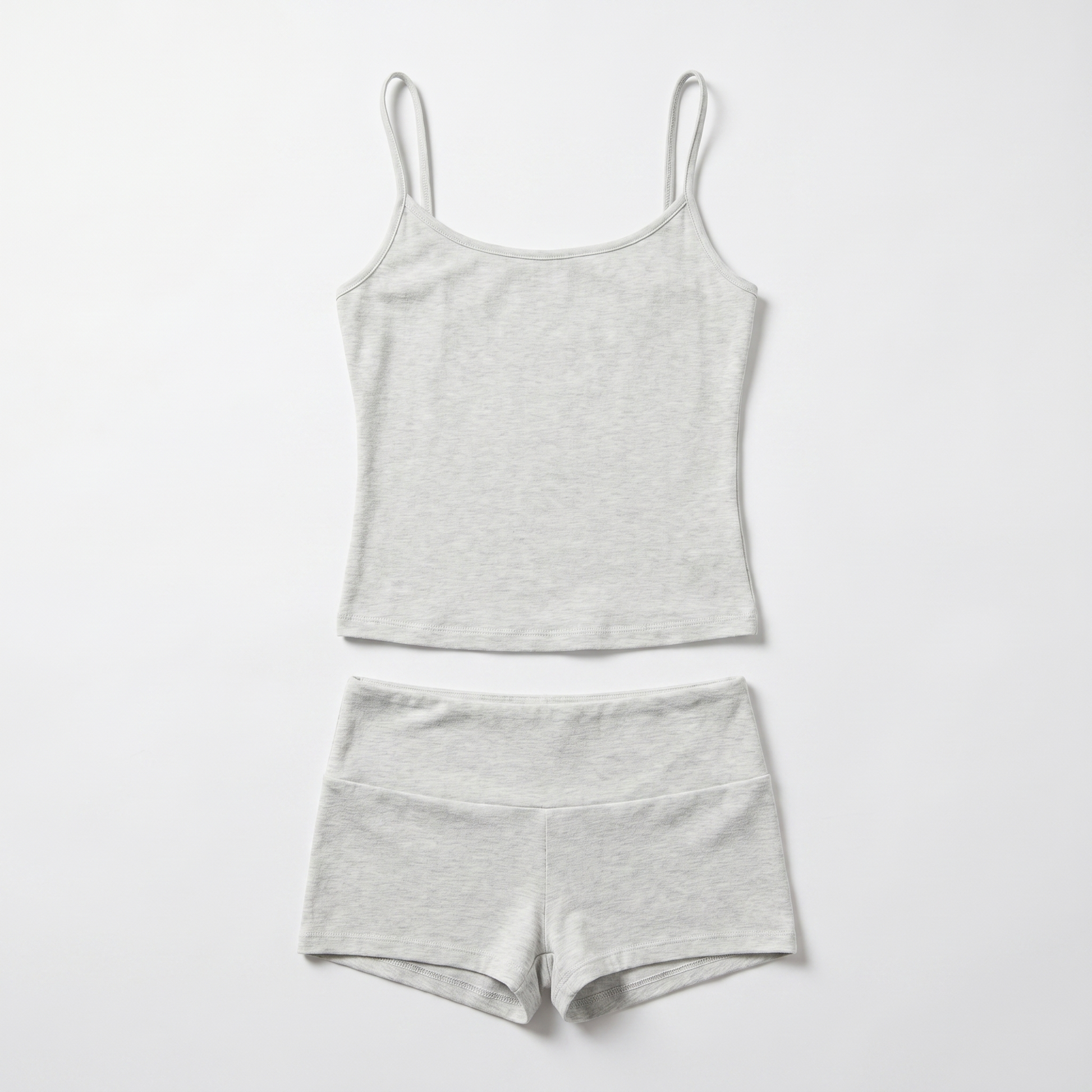 Sunoire s22996_light gray melange garment flatlay 01