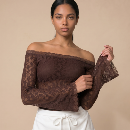 Sunoire s23002_brown top detail 01