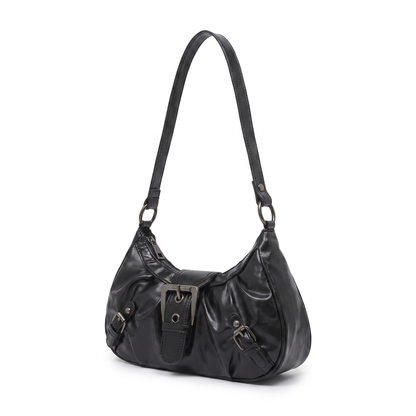 Sunoire sable black hobo bag 02 three quarter