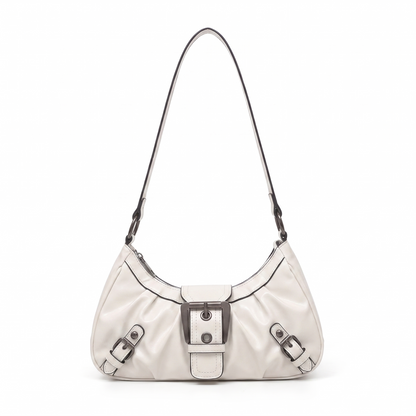 Sunoire sable black hobo bag colorway white front hero 01
