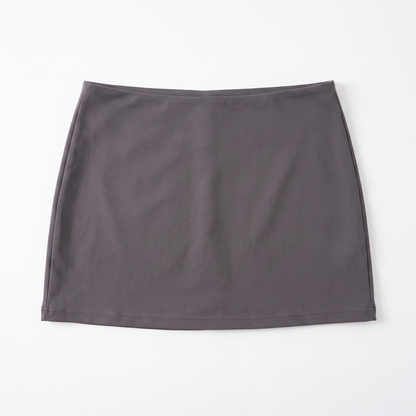 Sunoire seraphine black strapless skirt garment flatlay 01