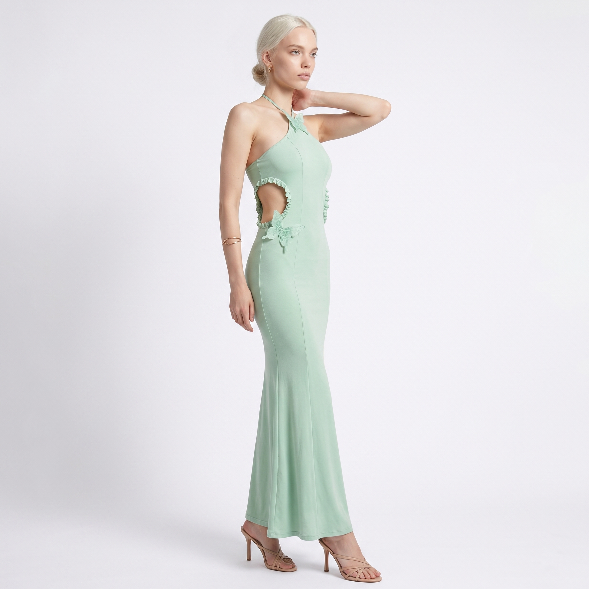 butterfly dresses for women Women's 3D Elegant Prom 2025 Tea Length Embroidery Fairy Birthday Graduation Homecoming Party Cocktail Evening Gowns Teens at Amazon Women's Clothing store Absolutely show MissJophiel Cap Sleeves Illusion Boat