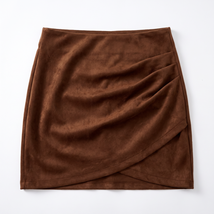 Sunoire sexy slanke faux suede rokken vrouwen herfst win 90d46a2b garment flatlay 01