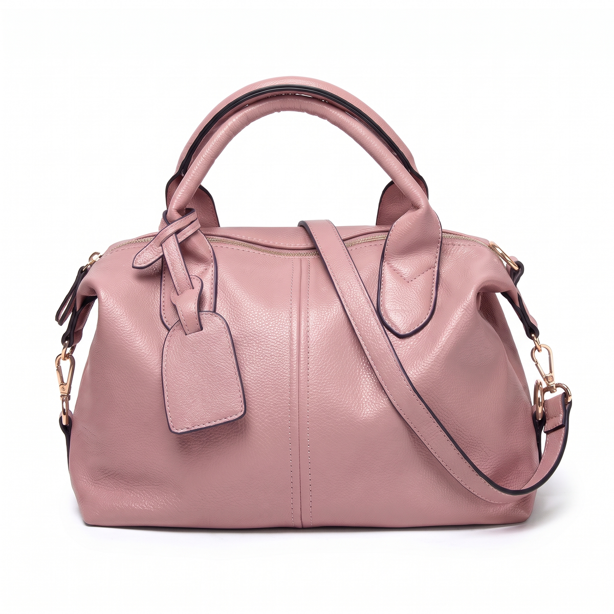 Sunoire sg0529 five colors custom wholesale fashion latest 2025 cheap pu leather big large capacity tote women handbag colorway pink