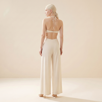 Sunoire tareth halterneck cutout jumpsuit 2 back view 01