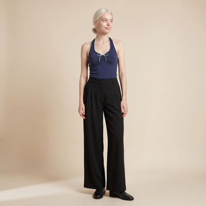Sunoire tatiana black pants front hero 01