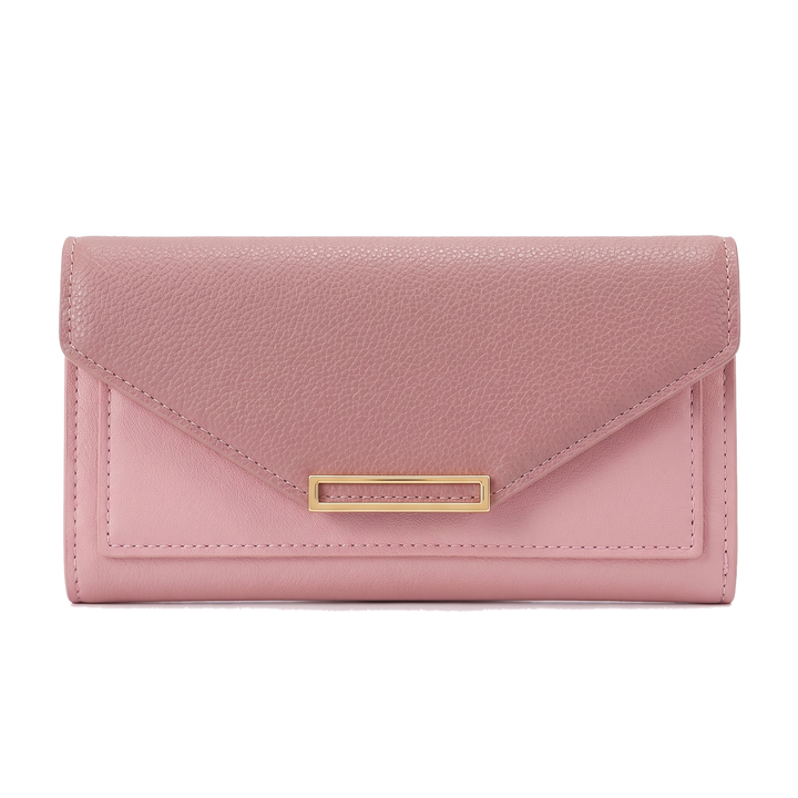 Women's Long Envelope Wallet in Pink
