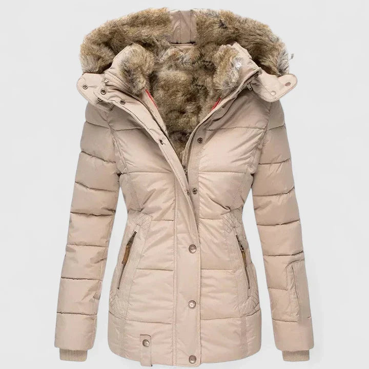 Veyzandra | Comfortable Coat in Beige