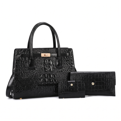 Women's 3 Piece Handbag and Purse Set, the whole set
