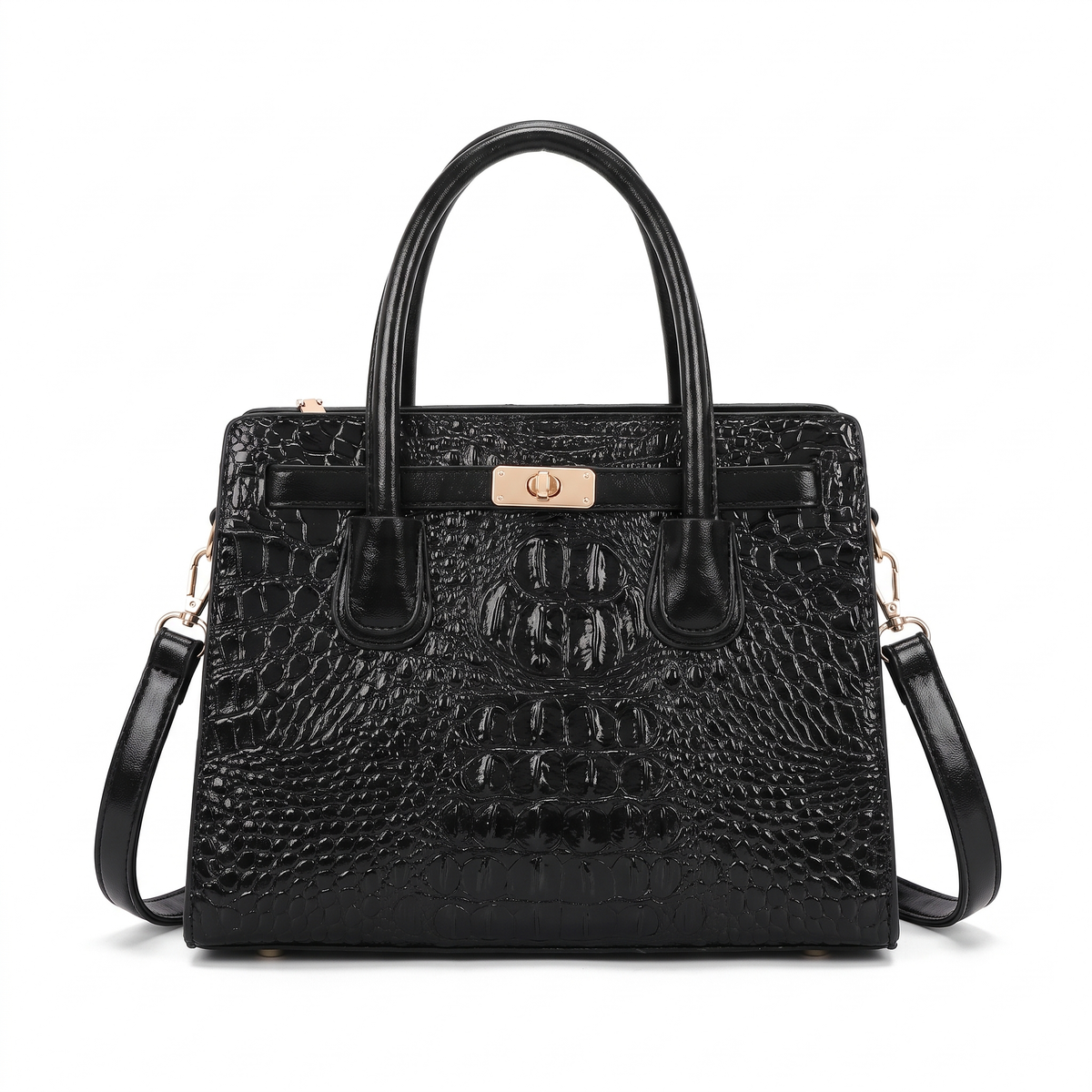 Women's 3 Piece Handbag and Purse Set, main bag, front view