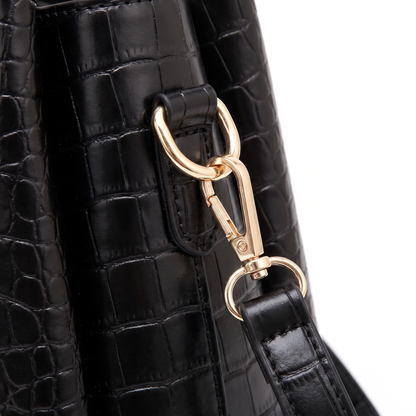 Women's 3 Piece Handbag and Purse Set, detail close-up