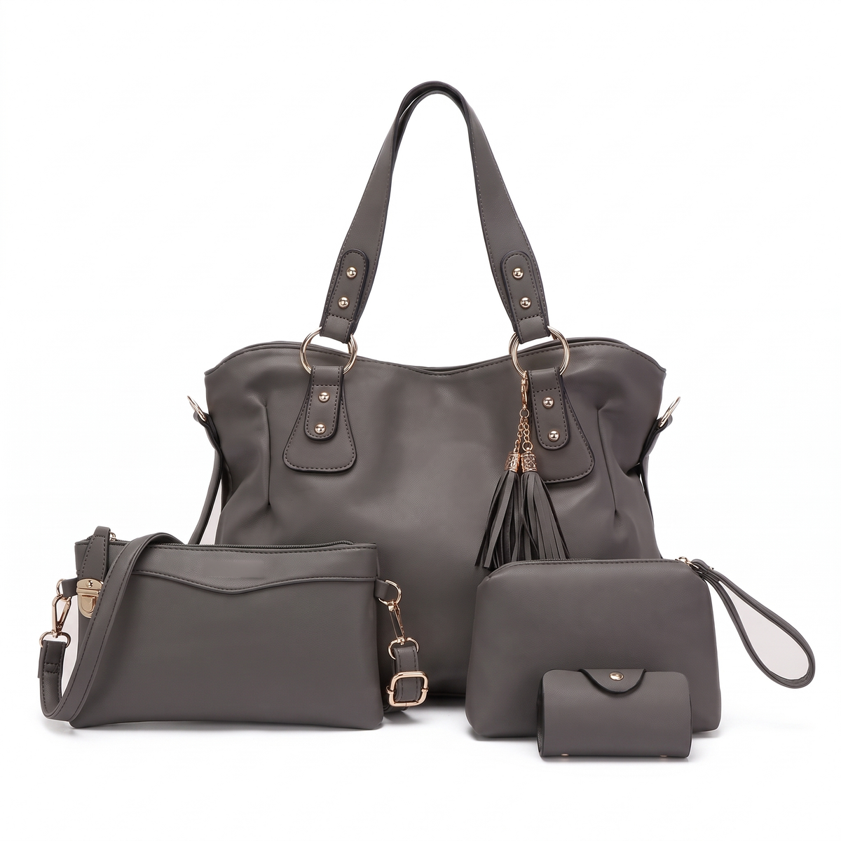 Women's 4 Piece Handbag and Purse Set, the whole set