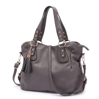 Women's 4 Piece Handbag and Purse Set, three-quarter view