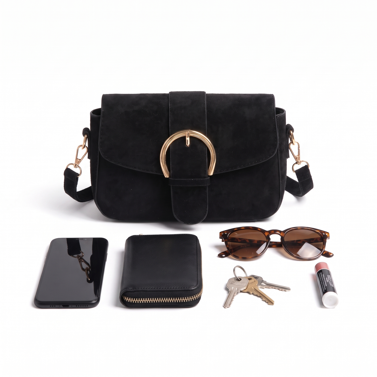 Women's Baguette Bag, what fits inside