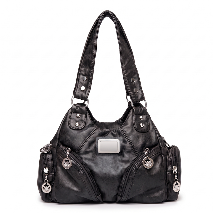 Sunoire women s tote fashion bag laptop bag work shoulder bags casual briefcase zipper closure water resistant travel office college colorway black