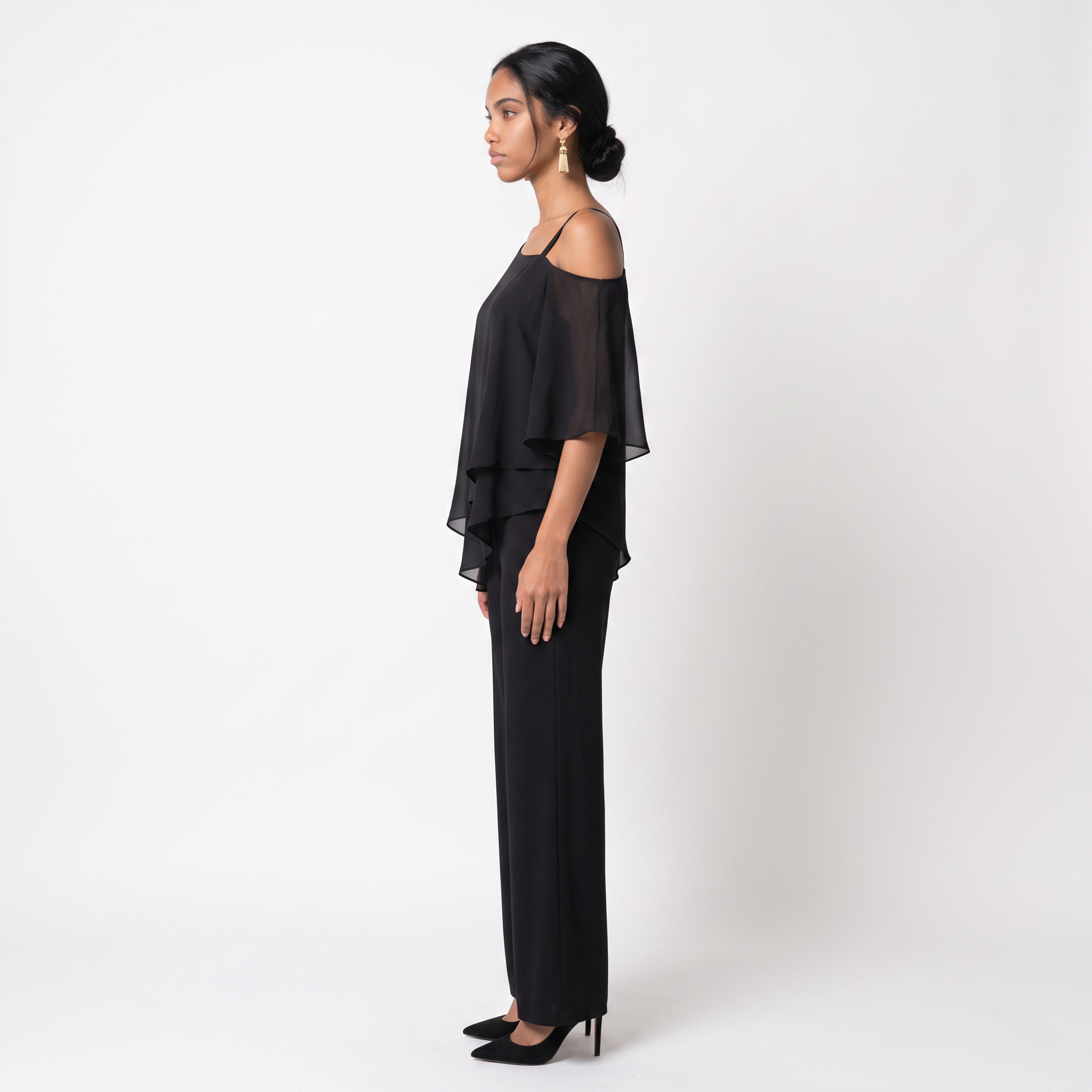 Sunoire women s two piece set asymmetrical side view 01