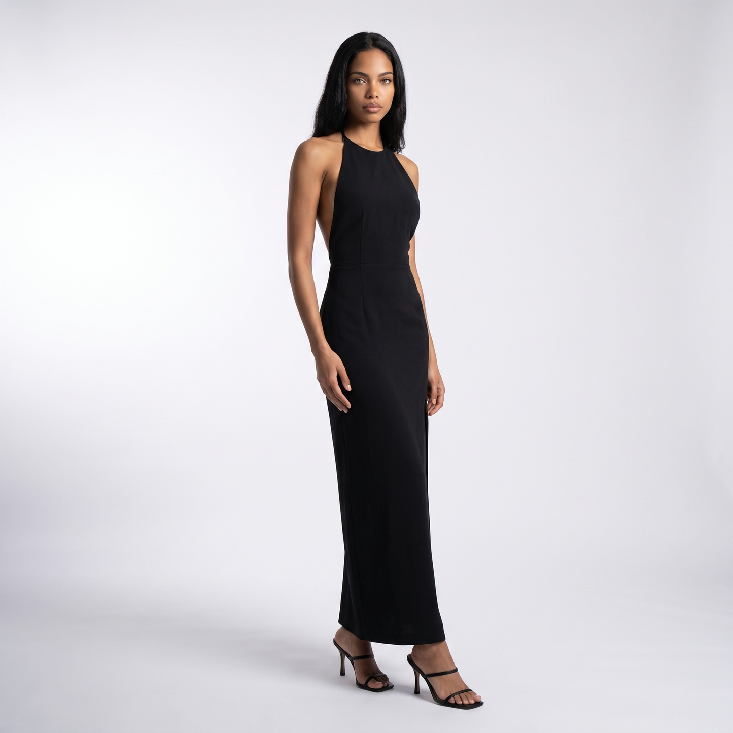 Sunoire women summer clothes manufacturer tunic crochet lace lady elegant black sexy backless maxi dresses front hero 01