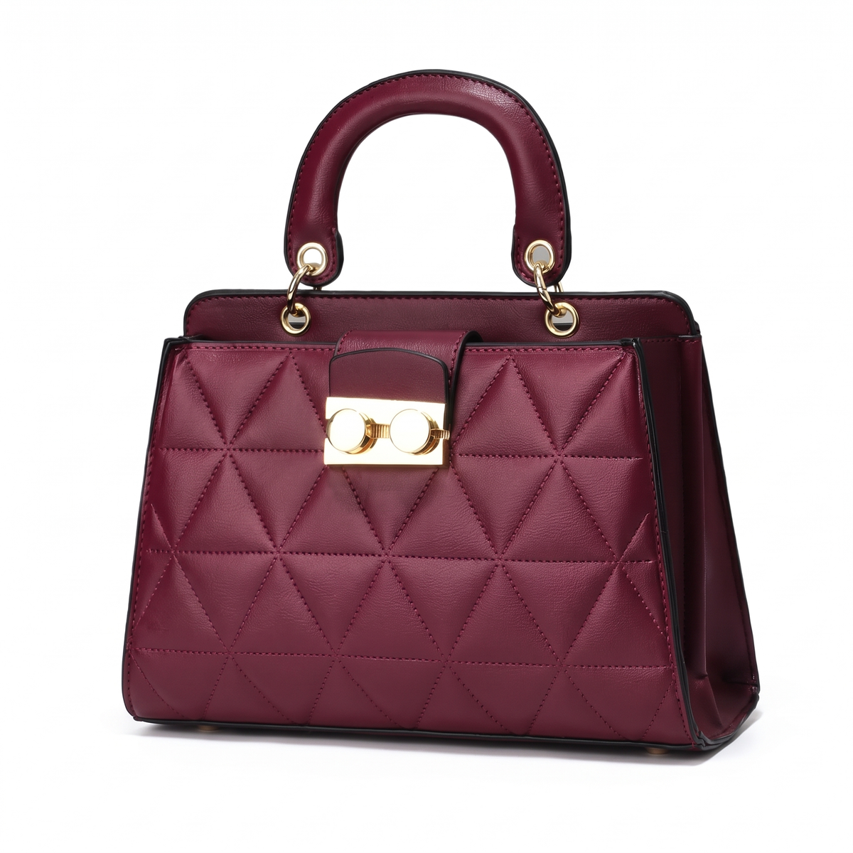 Women's 2 Piece Handbag and Purse Set, main bag, front view