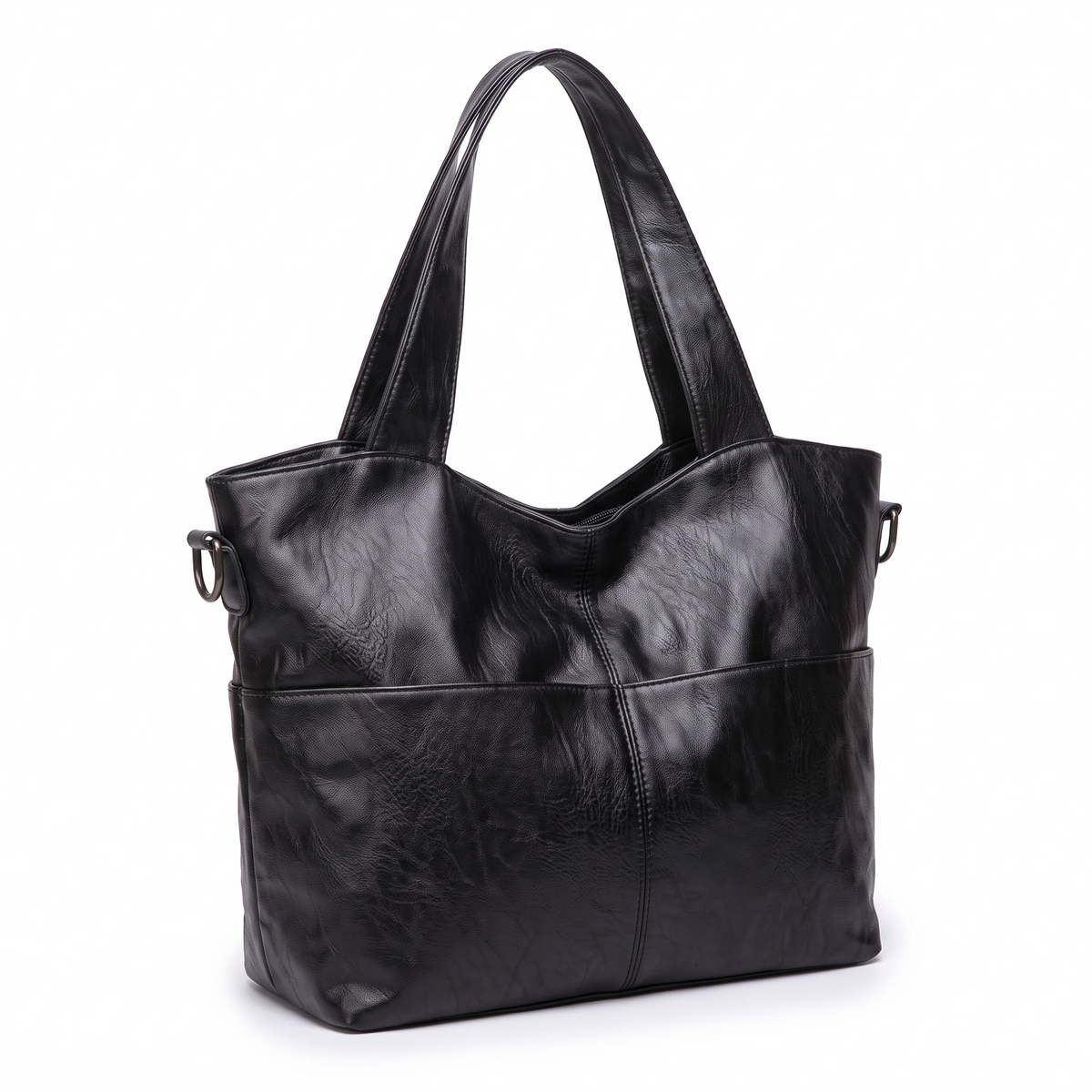Women's 3 Piece Handbag and Purse Set, three-quarter view