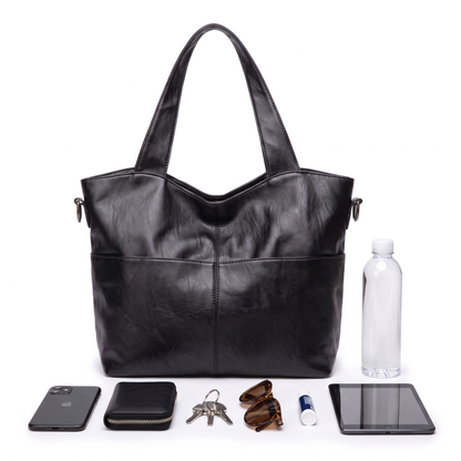 Women's 3 Piece Handbag and Purse Set, what fits inside