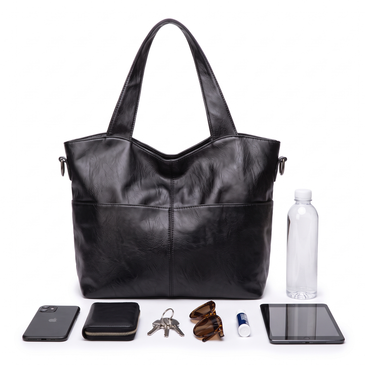 Women's 3 Piece Handbag and Purse Set, what fits inside
