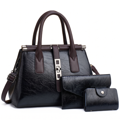 Women's 3 Piece Handbag and Purse Set, the whole set