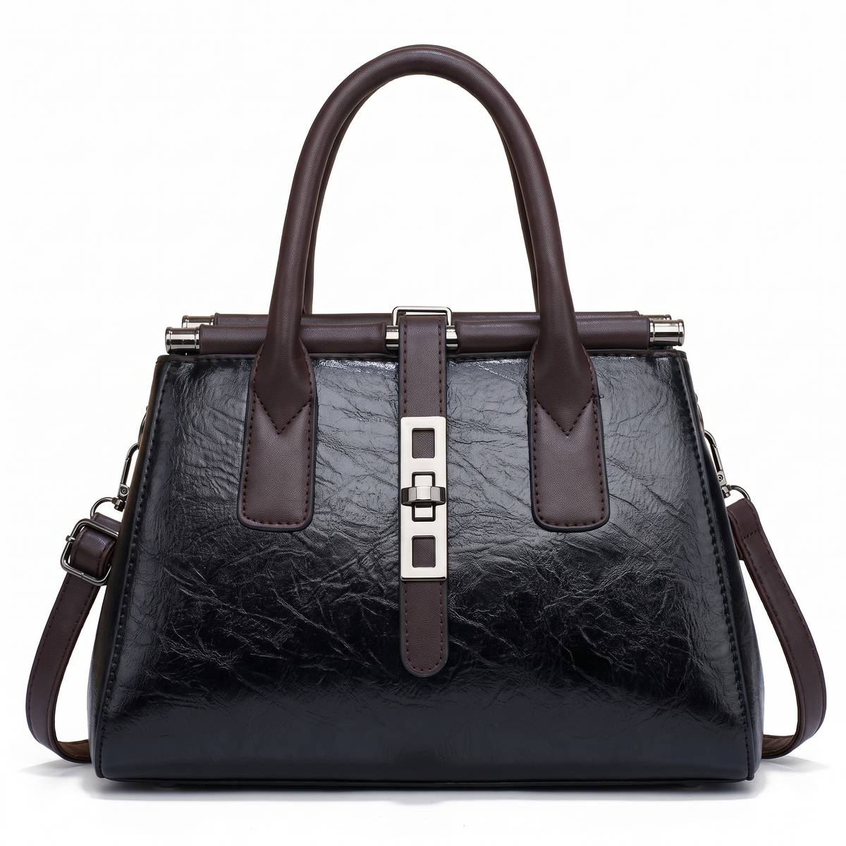Women's 3 Piece Handbag and Purse Set, main bag, front view