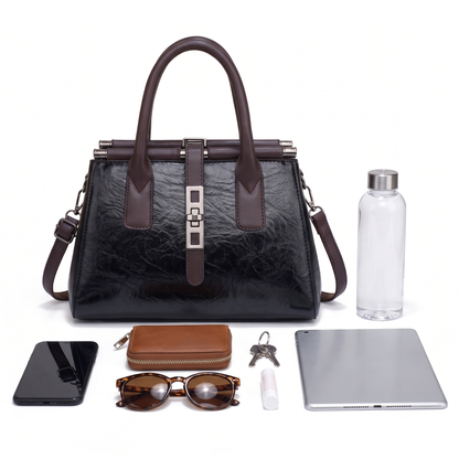 Women's 3 Piece Handbag and Purse Set, what fits inside