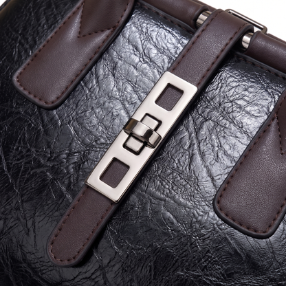 Women's 3 Piece Handbag and Purse Set, hardware close-up