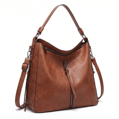 Women's 3 Piece Handbag and Purse Set, three-quarter view