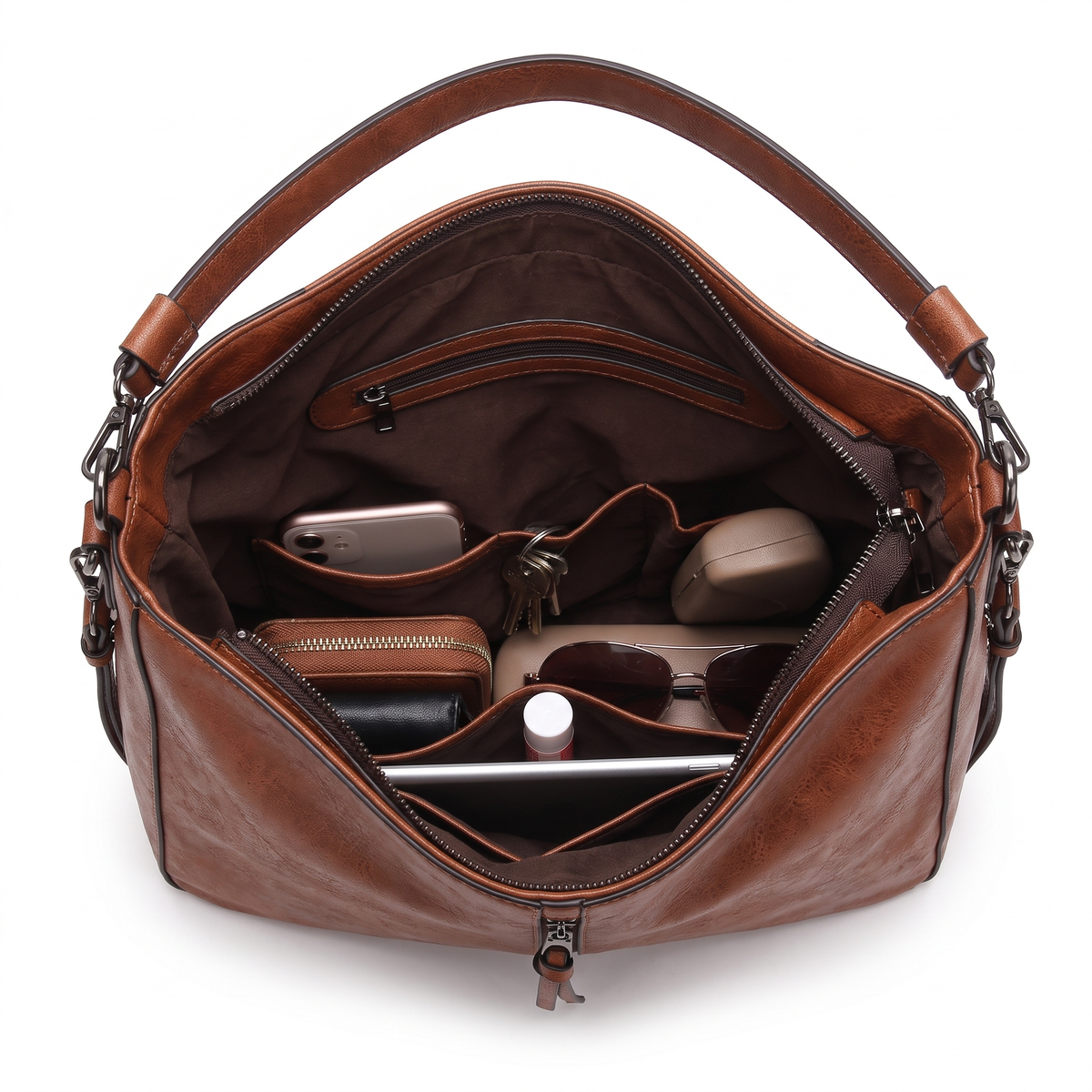 Women's 3 Piece Handbag and Purse Set, interior
