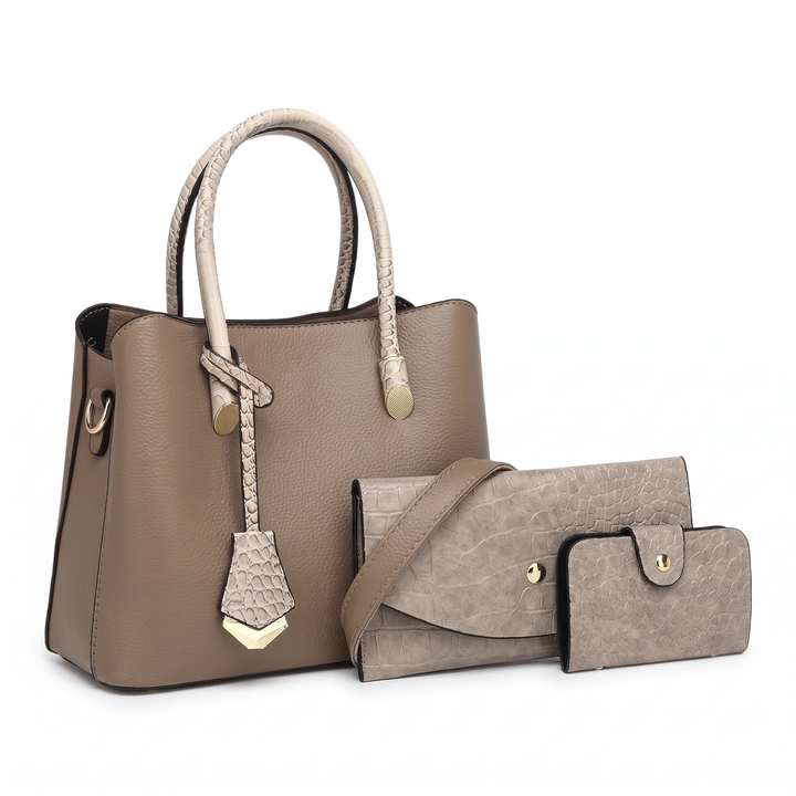 Women's 3 Piece Handbag and Purse Set, the whole set