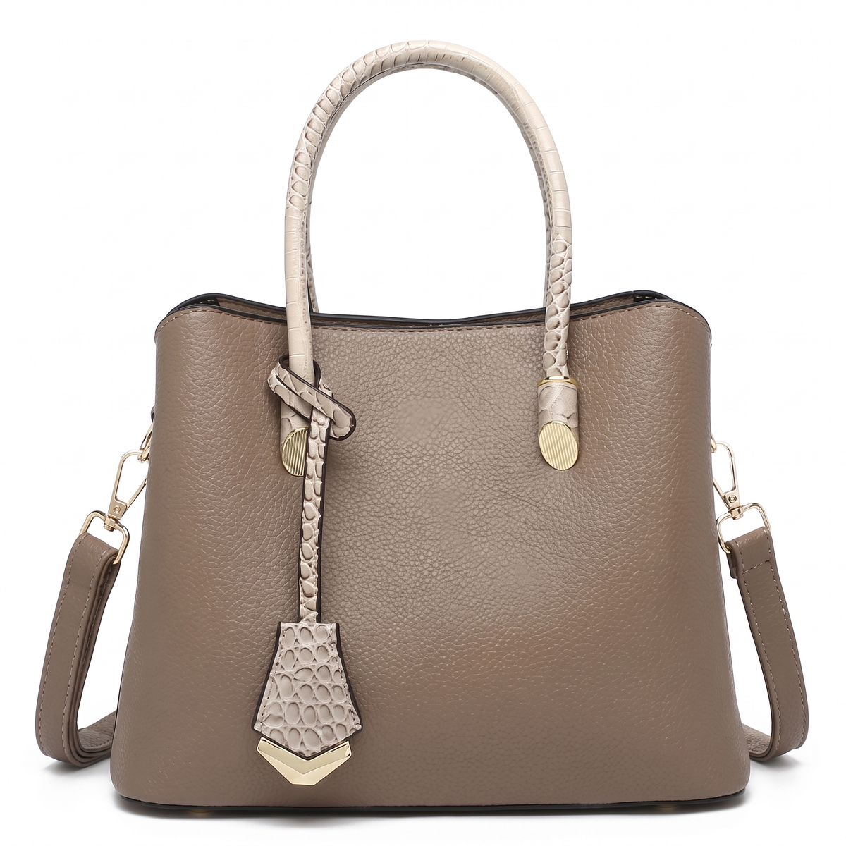 Women's 3 Piece Handbag and Purse Set, main bag, front view