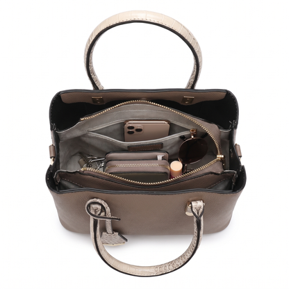 Women's 3 Piece Handbag and Purse Set, interior