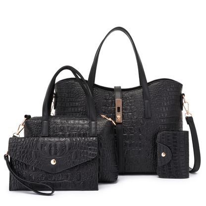 Women's 4 Piece Handbag and Purse Set, the whole set