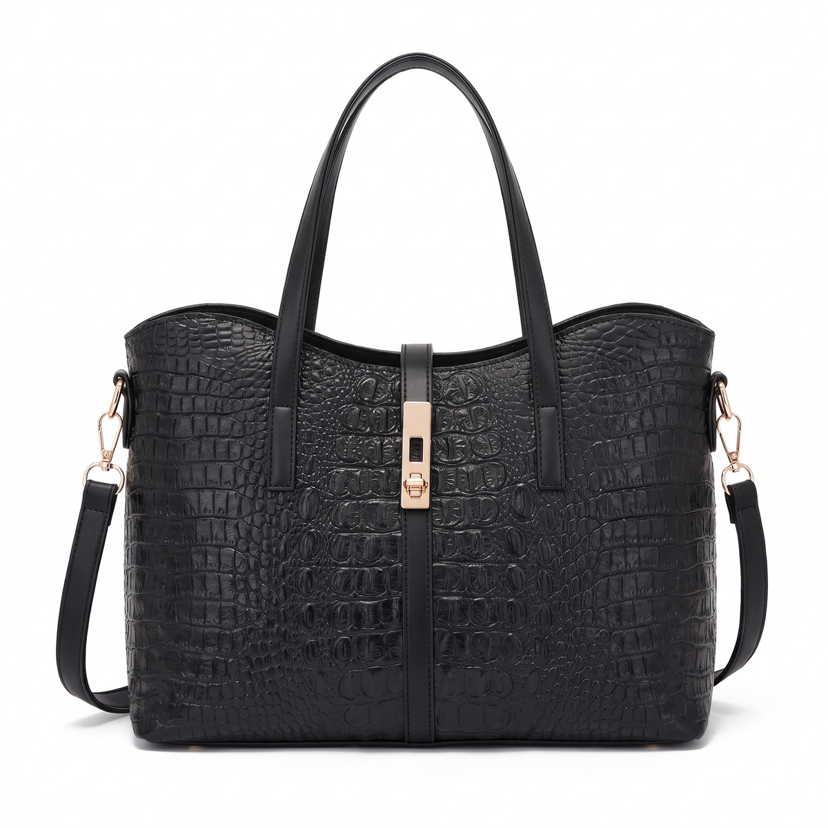 Women's 4 Piece Handbag and Purse Set, main bag, front view