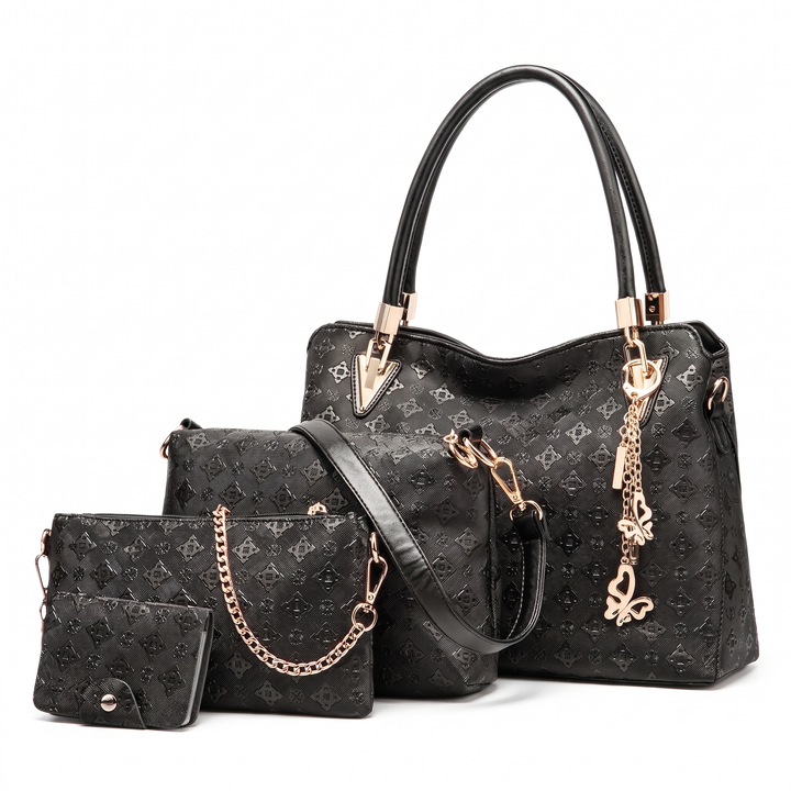 Women's 4 Piece Handbag and Purse Set, the whole set