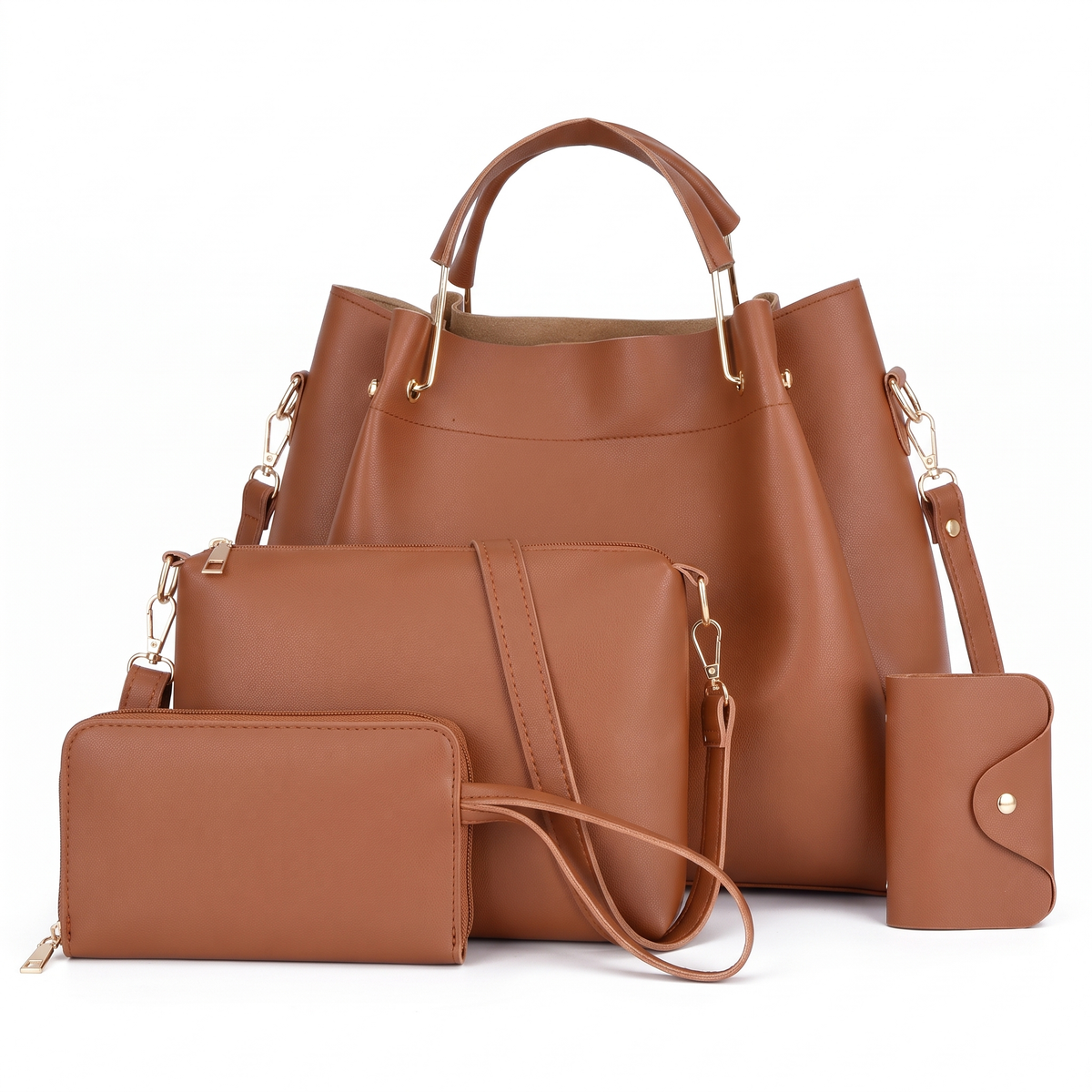 Women's 4 Piece Handbag and Purse Set, the whole set