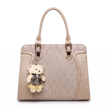 Women's 4 Piece Handbag and Purse Set, main bag, front view