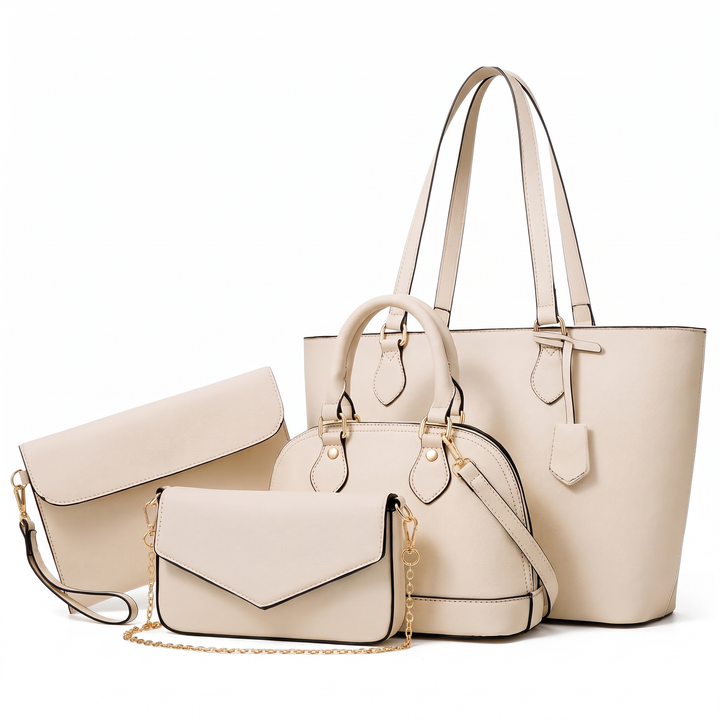 Women's 4 Piece Handbag and Purse Set, the whole set