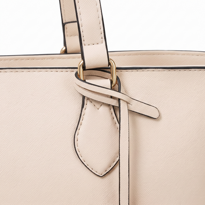 Women's 4 Piece Handbag and Purse Set, hardware close-up